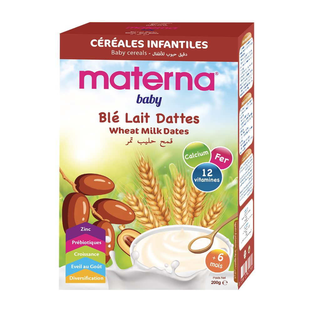 Céréales Blé Lait Dattes
